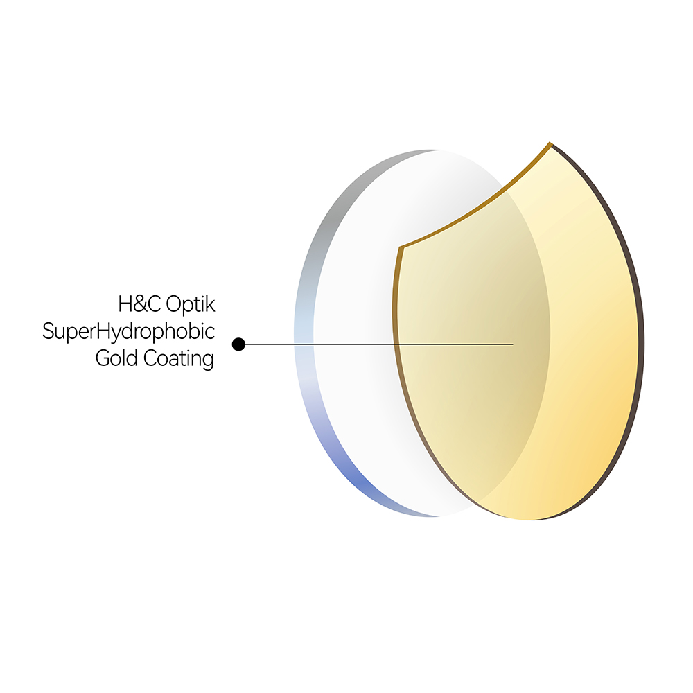New Designed SHMC Gold Coating Lenses (2-zhuut)